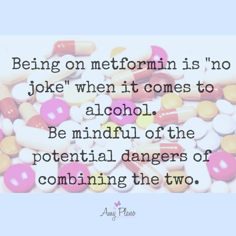 how does metformin interact with alcohol